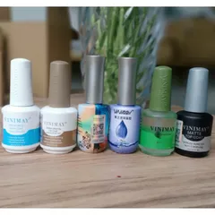 Bộ Base Top Vinimay Chính Hãng - Sơn Liên Kết Bóng Chống Trầy Xước Giúp Bộ Móng Siêu Bền Bóng Chai 15ML