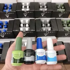 Bộ Base Top Vinimay Chính Hãng - Sơn Liên Kết Bóng Chống Trầy Xước Giúp Bộ Móng Siêu Bền Bóng Chai 15ML