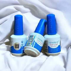 Bộ Base Top Vinimay Chính Hãng - Sơn Liên Kết Bóng Chống Trầy Xước Giúp Bộ Móng Siêu Bền Bóng Chai 15ML
