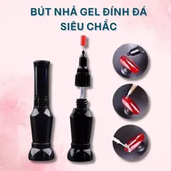 Bút gel Vinimay mẫu mới đính cham đá siêu chắc vẽ nổi tạo hình nail đa năng Chính Hãng chai 15ml