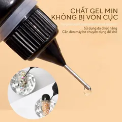 Bút gel Vinimay mẫu mới đính cham đá siêu chắc vẽ nổi tạo hình nail đa năng Chính Hãng chai 15ml