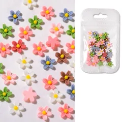 Set 50 cham hoa đính móng mẫu mới siêu đẹp tạo nhiều mẫu nail HOT