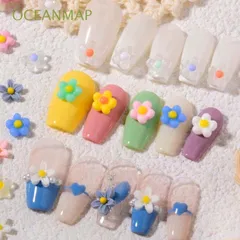 Set 50 cham hoa đính móng mẫu mới siêu đẹp tạo nhiều mẫu nail HOT