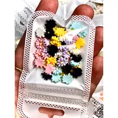 Set 50 cham hoa đính móng mẫu mới siêu đẹp tạo nhiều mẫu nail HOT