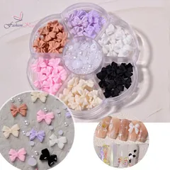 Cham đủ mẫu khay hoa tròn trang trí móng mix nhiều mẫu siêu đẹp