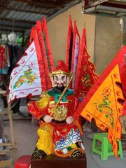 TƯỢNG CHÁNH SOÁI ĐẠI CÀN CAO 50CM XI MĂNG -NQ3150