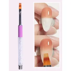 Cọ dẹt cọ xước chải ombre cán đá cao cấp chuẩn lông xịn chuyên dụng ngành nail