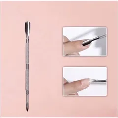 Cây đẩy da chết sủi da móng lấy khoé 2 đầu inox không gỉ siêu bền chuyên dụng cho thợ nail