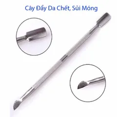 Cây đẩy da chết sủi da móng lấy khoé 2 đầu inox không gỉ siêu bền chuyên dụng cho thợ nail