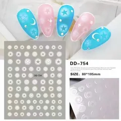 Sticker hình dán móng ombre không cần dặm sơn đủ mẫu siêu Hot