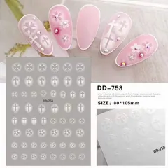 Sticker hình dán móng ombre không cần dặm sơn đủ mẫu siêu Hot
