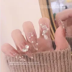 Ngọc nửa khay tròn mix đủ size trang trí đính móng siêu đẹp