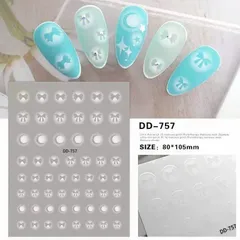 Sticker hình dán móng ombre không cần dặm sơn đủ mẫu siêu Hot