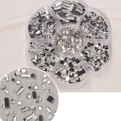 Khay cham tròn đính móng mix đủ mẫu siêu đẹp