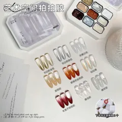 Khay gel ombre Nail 9 màu cao cấp mix đủ tông HOT mẫu mới siêu đẹp hàng chuẩn chất gel đặc đẹp