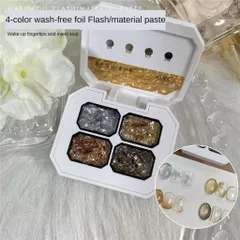 Khay gel nhũ 4 ngăn cao cấp siêu sáng sơn vẽ móng tay mẫu mới HOT
