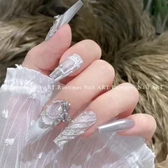 Set 30 charm bạch kim mẫu mới đính trang trí móng siêu Hot