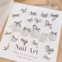 Set 30 charm bạch kim mẫu mới đính trang trí móng siêu Hot