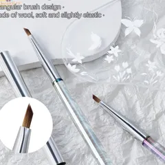 Cọ tam giác cọ xéo vẽ hoa trang trí móng đa năng siêu Hot ngành nail