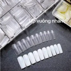 ( CHÍNH HÃNG ) Móng úp HSM đủ phom nhám sẵn chuẩn xịn hộp 500 móng chuyên dụng loại mỏng dẻo ôm phom siêu bền
