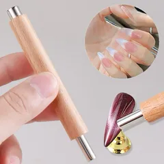 Nam châm cán gỗ 2 in 1 lực hút siêu mạnh đa năng tạo hình sơn mắt mèo mã mới siêu HOT