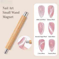 Nam châm cán gỗ 2 in 1 lực hút siêu mạnh đa năng tạo hình sơn mắt mèo mã mới siêu HOT