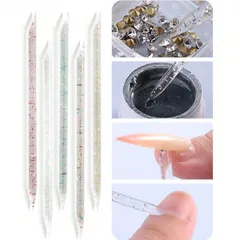 Set 50 que đẩy da pha lê cạy tháo móng úp , lấy gel đính đá , đẩy da chết đa năng ngành nailbox siêu Hot