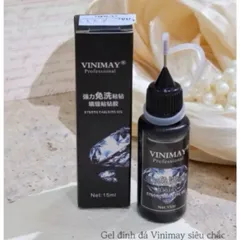 Bút gel Vinimay đính charm đá , gắn móng úp đa năng siêu chắc bền tuýp 15ml Chính Hãng