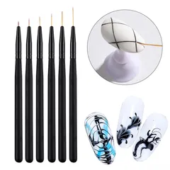 Cọ râu cọ nét dài siêu mảnh kẻ vẽ nail chuyên dụng đủ size cần thiết