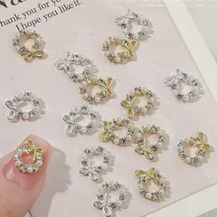 Set charm đá vòng quế cao cấp đính móng nailbox siêu sáng đẹp mẫu HOT