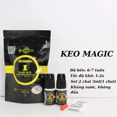 Keo nối mi MAGIC GLUE CHÍNH HÃNG cay nhẹ siêu bền 6-7 tuần , kháng nước, kháng dầu khô 1-2s ,phù hợp mọi thời tiết