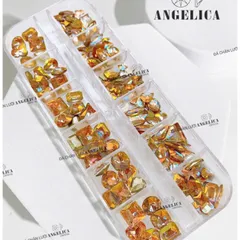 Khay đá khối Angel mix 2 loại cao cấp đính móng siêu sáng đẹp đủ màu Hot