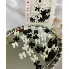 Cham nơ bột set 50c đính trang trí móng siêu xinh