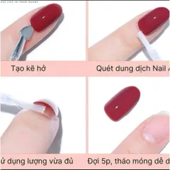 ( Giá sỉ ) Combo 10 chai AD sáng đá , tháo móng úp đa năng Chính Hãng chuyên dụng ngành Nail chai 10ml