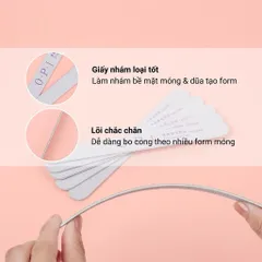 ( Giá sỉ ) Lốc 50 dũa mỏng OPI độ nhám 180/240 dũa móng tay chuẩn Loại 1 cứng bền