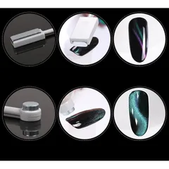 Nam châm 2 đầu nam châm nail hút siêu mạnh tạo hình sơn mắt mèo nail đa năng siêu đẹp