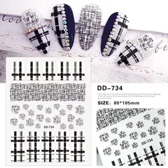 Hình dán sticker dán trang trí móng mẫu mới siêu đẹp HOT