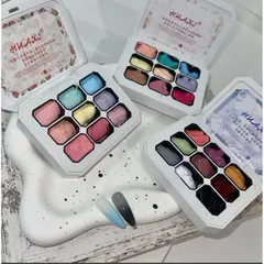 Khay gel dặm Ombre Nail 9 màu - Gel vẽ móng đa năng mẫu mới nhất Siêu HOT