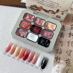 Khay gel dặm Ombre Nail 9 màu - Gel vẽ móng đa năng mẫu mới nhất Siêu HOT