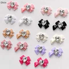 Set cham nơ nhuỵ đá đính móng mẫu mới siêu đẹp