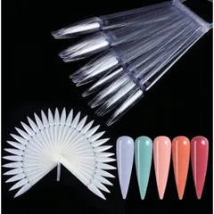 Móng mẫu vuông nhọn tròn tập sơn vẽ đủ mẫu cần thiết học làm nail