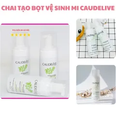 Xịt tạo bọt vệ sinh mi Caudelive không cay mắt sạch sâu hàng chuẩn