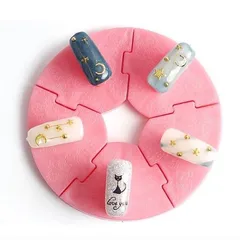 Đế tròn tập sơn vẽ móng tháo rời tiện lợi ngành nail