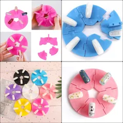 Đế tròn tập sơn vẽ móng tháo rời tiện lợi ngành nail