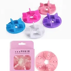Đế tròn tập sơn vẽ móng tháo rời tiện lợi ngành nail