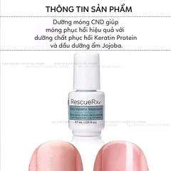 Dưỡng móng CND phục hồi móng siêu tốc , chống gãy dưỡng móng cứng cáp chắc khoẻ hàng chuẩn