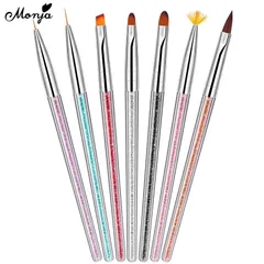 Cọ vẽ cán đá siêu xịn đẹp vẽ móng chuyên nghiệp