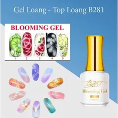 Sơn Top gel loang B281 tạo mẫu nail loang đa dạng siêu loang chính hãng
