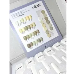 Set sơn gel Trắng Milan 12 màu đủ tông HOT nhất ( Tặng kèm bảng màu xịn )