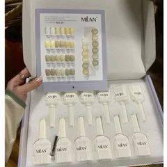 Set sơn gel Trắng Milan 12 màu đủ tông HOT nhất ( Tặng kèm bảng màu xịn )